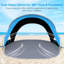 Abri de soleil pour tente de plage avec protection UV pour parasol léger et portable-111600302