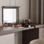 Coiffeuse avec miroir lumineux, 4 tiroirs, 1 chaise