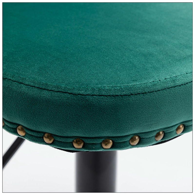 Tabouret Ilyass, Vert, Noir, 1