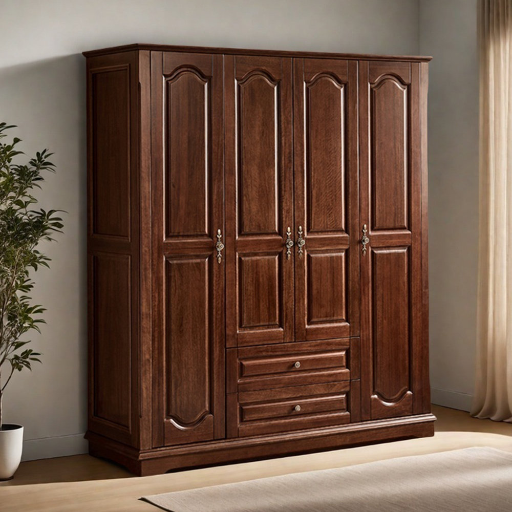 Parttlion American style country style bedroom wardrobe Wayfair