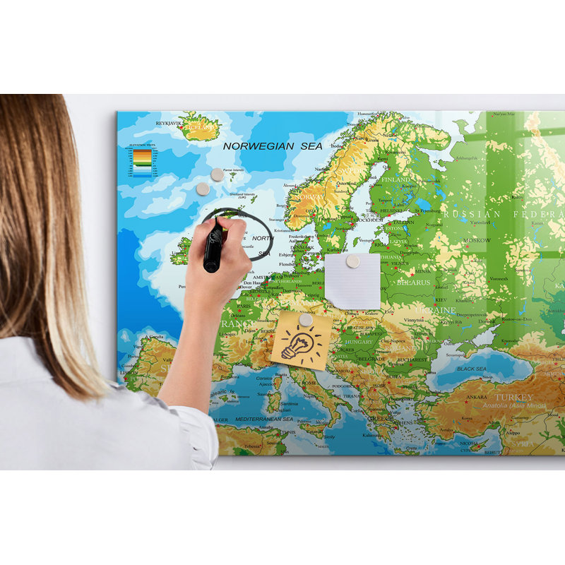 Magnetic Glass Dry Erase Board