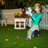 Benninger Clown Playing Instrument Statue