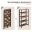 Bibliothèque pliable à 4 niveaux avec structure en métal, étagères de rangement sans assemblage et support pour plantes-171827462