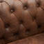 Ensemble de 2 chaises d'appoint Chesterfield en faux suède avec accoudoirs roulés et garniture cloutée-1229515964
