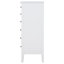 Commode blanche à 8 tiroirs Talia