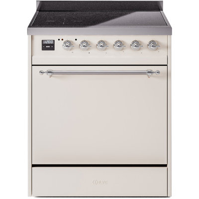 ILVE Nostalgie II Series 30 inch Induction Range with 4 Induction Elements (Solid Door)