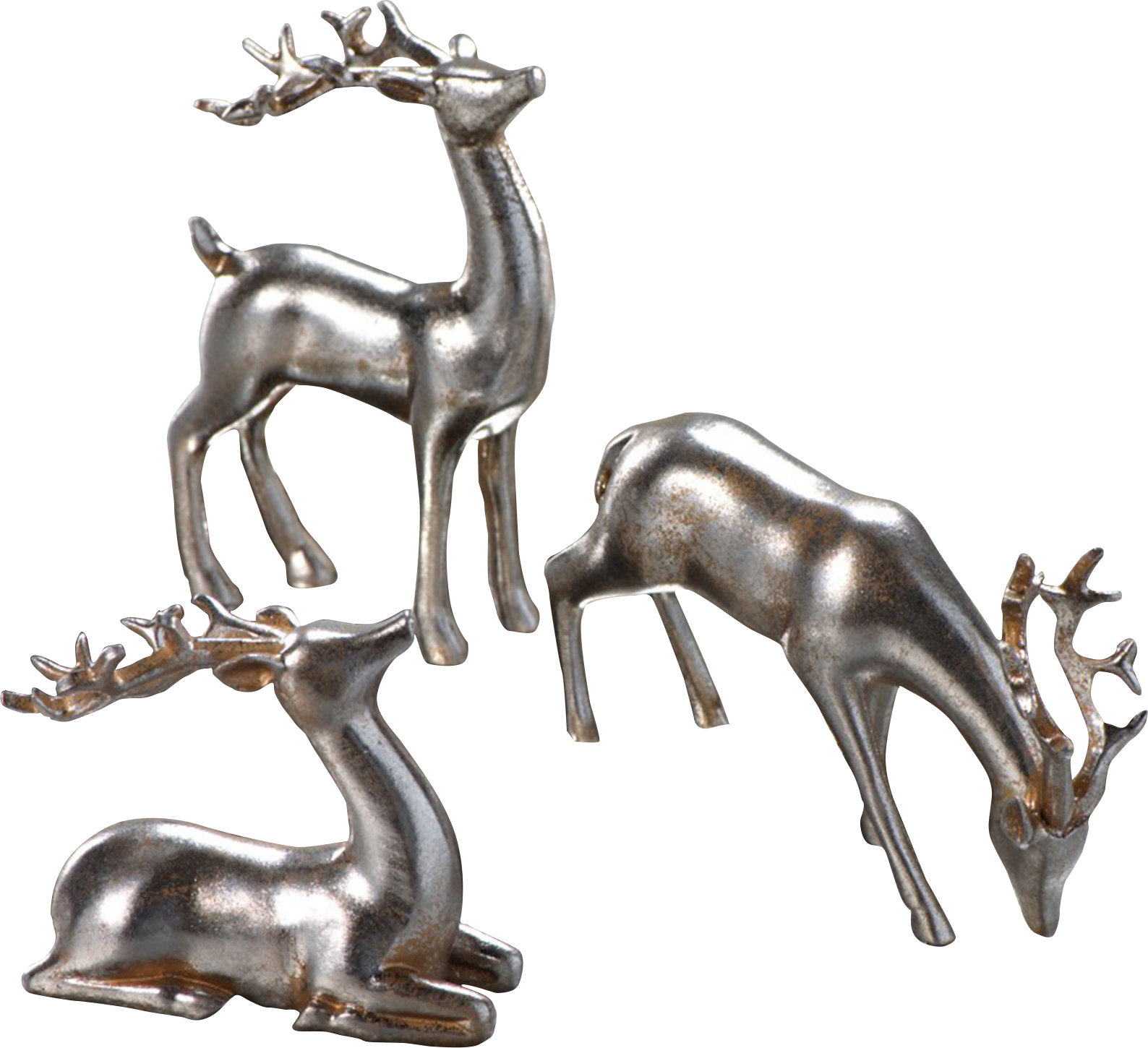 Reindeer Holiday Figurine Set