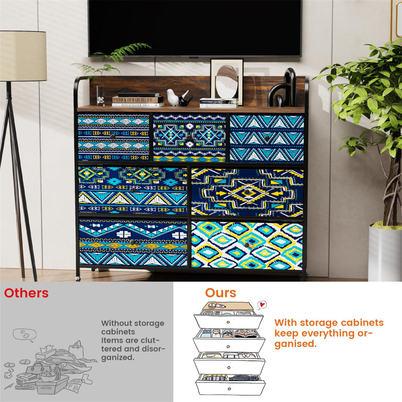 7 Drawer Storage Drawer