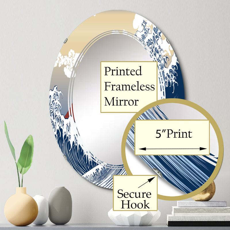 Miroir de salle de bain sans cadre, 30 po x 20 po