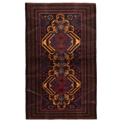 Teimani Navy Rug 3'11" x 6'7"