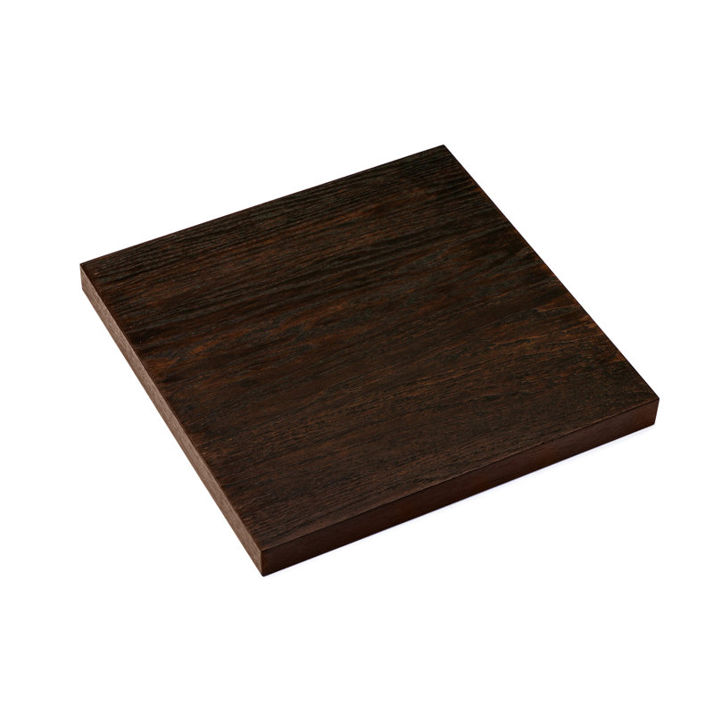 Partee Semi Flush Mount, Dark brown