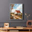 Paysages série C III - reproduction encadrée de qualité supérieure - prête à être accrochée - aucun clou requis-617411040-617411051