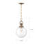 Luminaire suspendu à 1 lumière Crownfield-2047002243