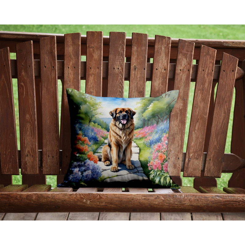 Coussin décoratif intérieur / extérieur Spring Path, H 14 po x l 14 po
