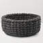  Panier décoratif en laine feutrée à la main MODWOOL 10 po (gris)-933475239