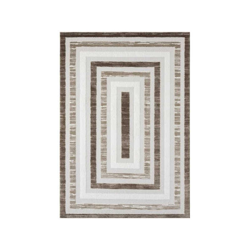 Geometric Area Rug, Rectangle 200 x 290 cm