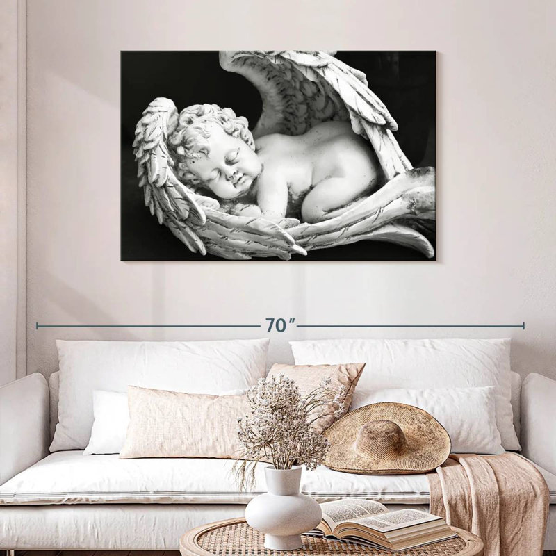 Bébé ange Leisha, H 30 po x l 45 po