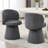 Swivel Upholstered Dining Chair With Backs-118017933