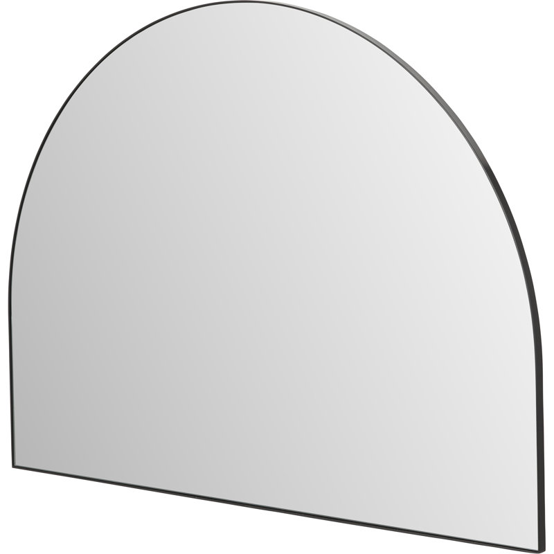 Metal Arch Mirror, Matte Black