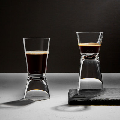 Dual Lead Free Crystal Espresso Glasses 5 oz.