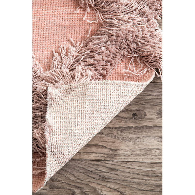 Tapis géométrique rose Ferndown, Rectangle 4 pi x 6 pi