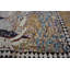 Antique American Hooked Small Scatter Size Cotton Ivory Rug