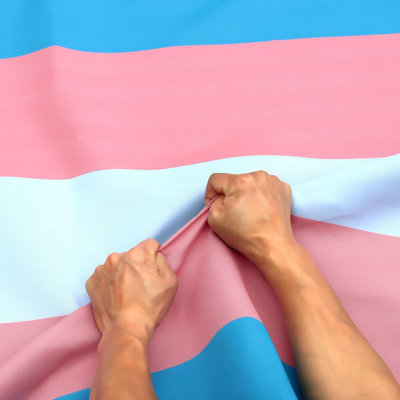 36"H X 60"W Double Sided Transgender Polyester House Flag