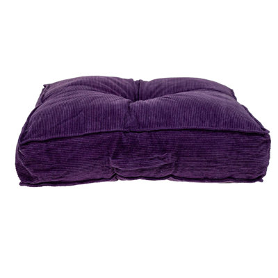 Parkland Collection Alena Transitional Purple Floor Pillow