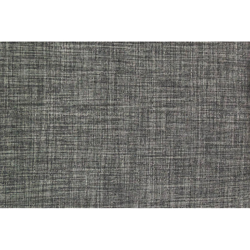 Ensemble de 2 chaises de salle à manger en tissu gris anthracite
