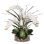 Real Touch Phalaenopsis Orchid with Succulents Floral Arrangement in Pot