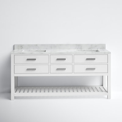 Cronin 72'' Double Bathroom Vanity