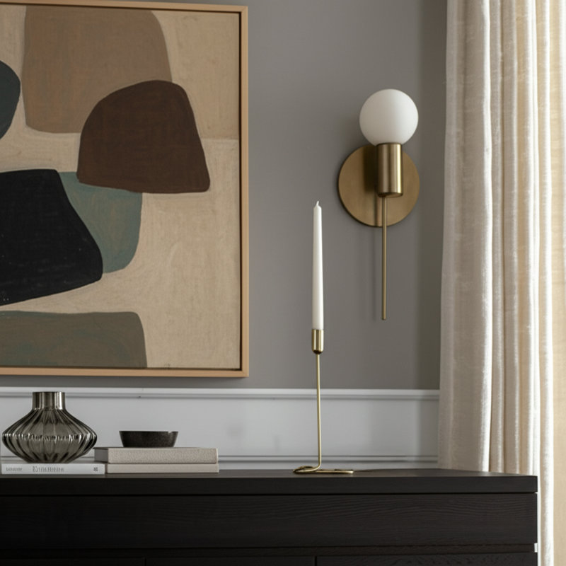 Modern Metal Taper Holder with Sculptural Swirl Base, Decorative Abstract Design, Contemporary Single Candle Stand for Stylish Accents in Chic Interiors and Modern Decor Settings