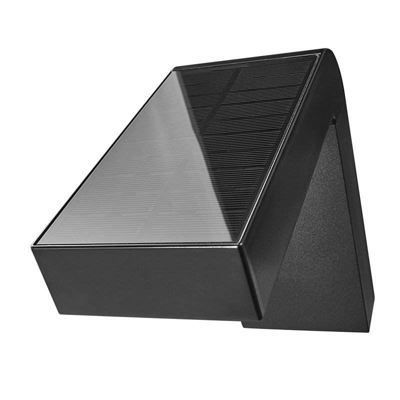 Alya Black 20cm H Solar Powered Frosted Glass Outdoor Flush Mount