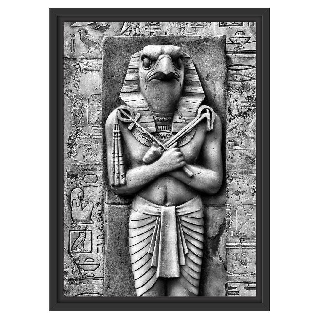 Gerahmtes Wandbild Ägyptischer Gott Horus