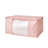 Jumbo Storage With Clear View - TUSK® College Storage - Rose Quartz