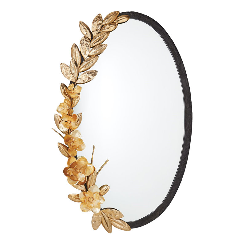 Oval Aluminium Wall Mirror