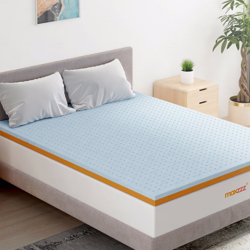 Surmatelas en mousse viscoélastique gélifiée 3 po, Lit double, 3"