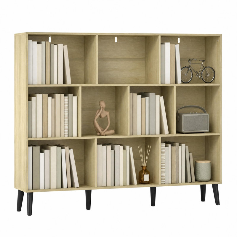 107 cm H x 140 cm W Bookcase