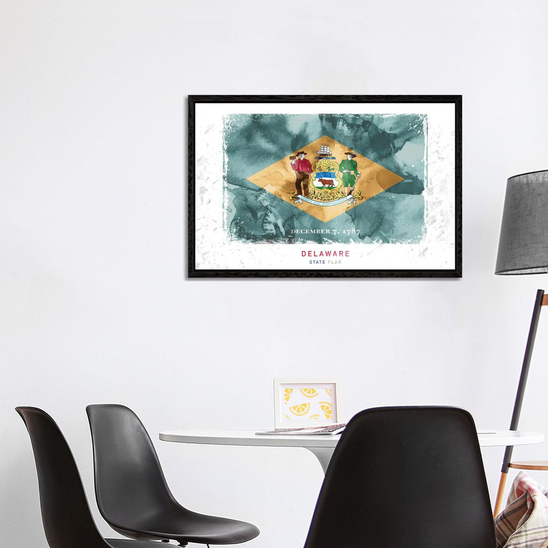 Delaware von WallDecorAddict - Galerie-Giclée auf Leinwand