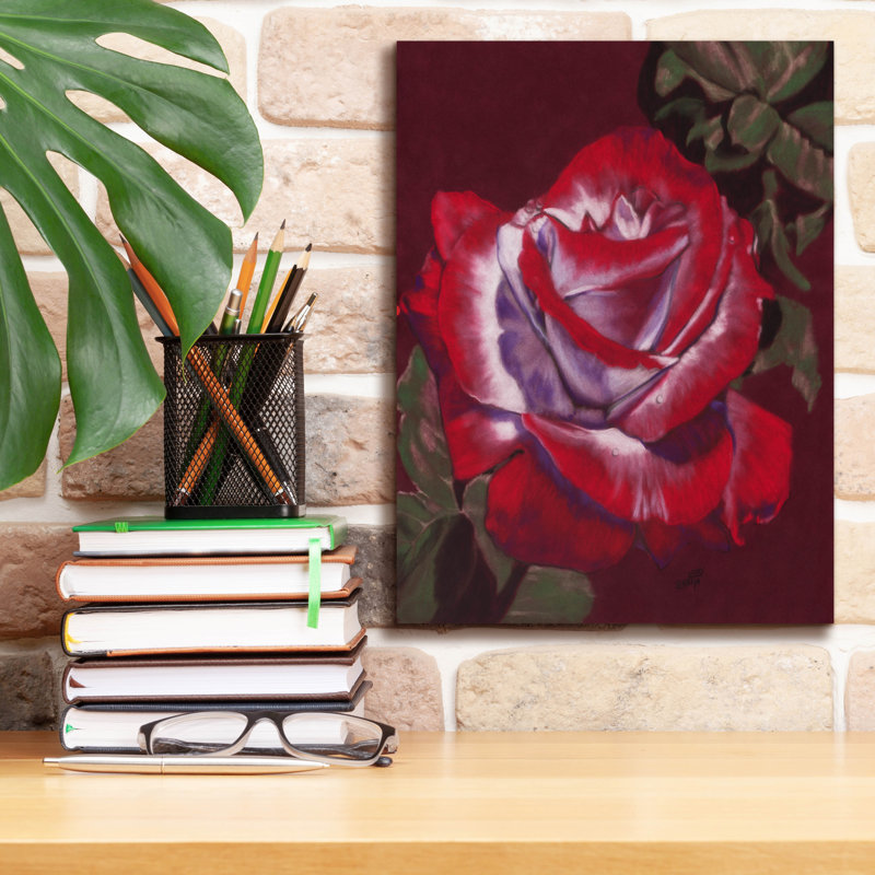 'Ruby' by Barbara Keith, Canvas Wall Art, 16" H x 12" W x 0.75" D