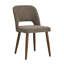 Chaises d'appoint rembourrées avec pieds en bois-1676643940