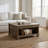 Weston Traditional 31.5" W Square Coffee Table With Shelf-743965987