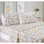 Ensemble de draps 100% coton à rayures bleues Bergen-1972300650-1972300652