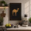 Desert Camel Minimalist - Wrapped Canvas-1742514310-1742514311
