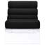 Chaise rembourrée en acrylique Freeman Boucle-919802349