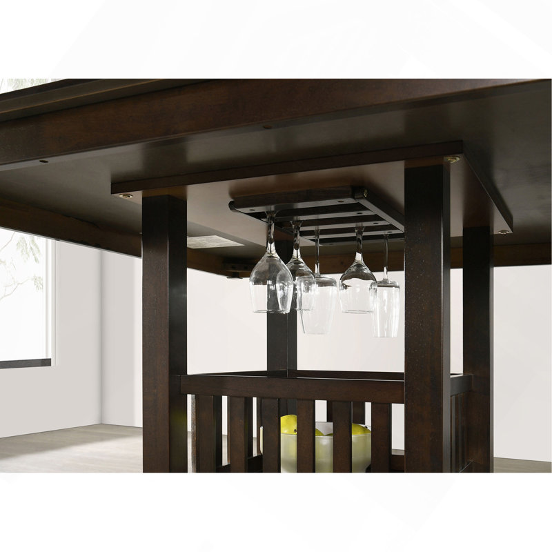 Finley Espresso 5-Piece Dining Set