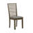 Luz Trestle Dining Table Set w/ 6 Upholstered Chairs-104881569-115140635