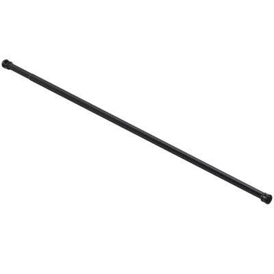 Tringle de douche réglable en noir mat