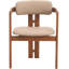 Fauteuil de salle à manger en cuir végétalien Cowles-1898839965-1939418443