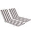 Ensemble de coussins de chaise longue d'extérieur 2 pièces-1629648631